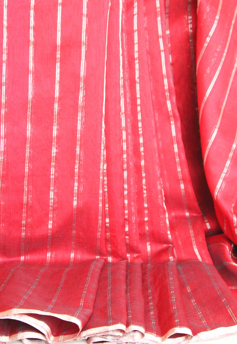 Stripe Chanderi Silk Saree