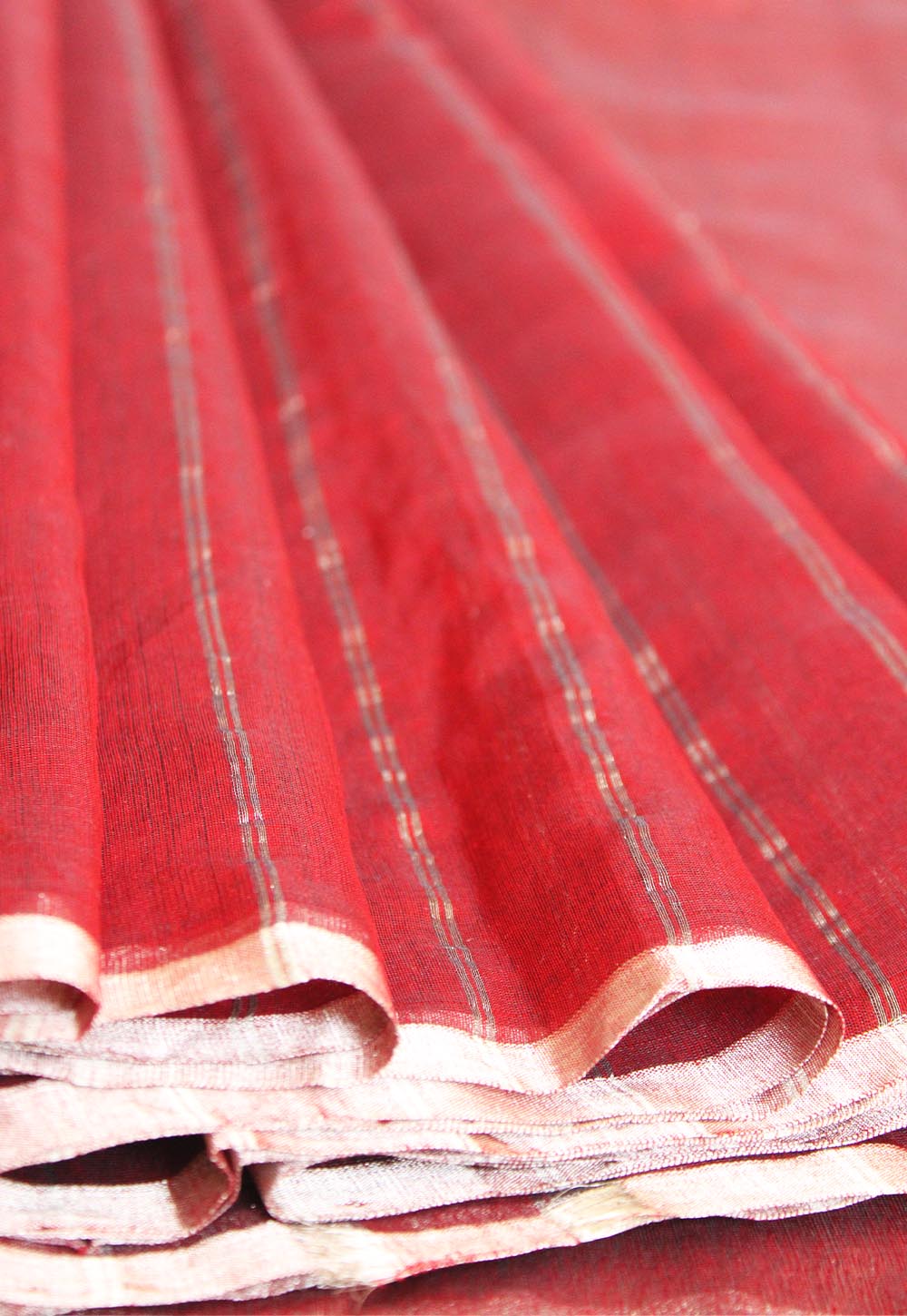 Stripe Chanderi Silk Saree